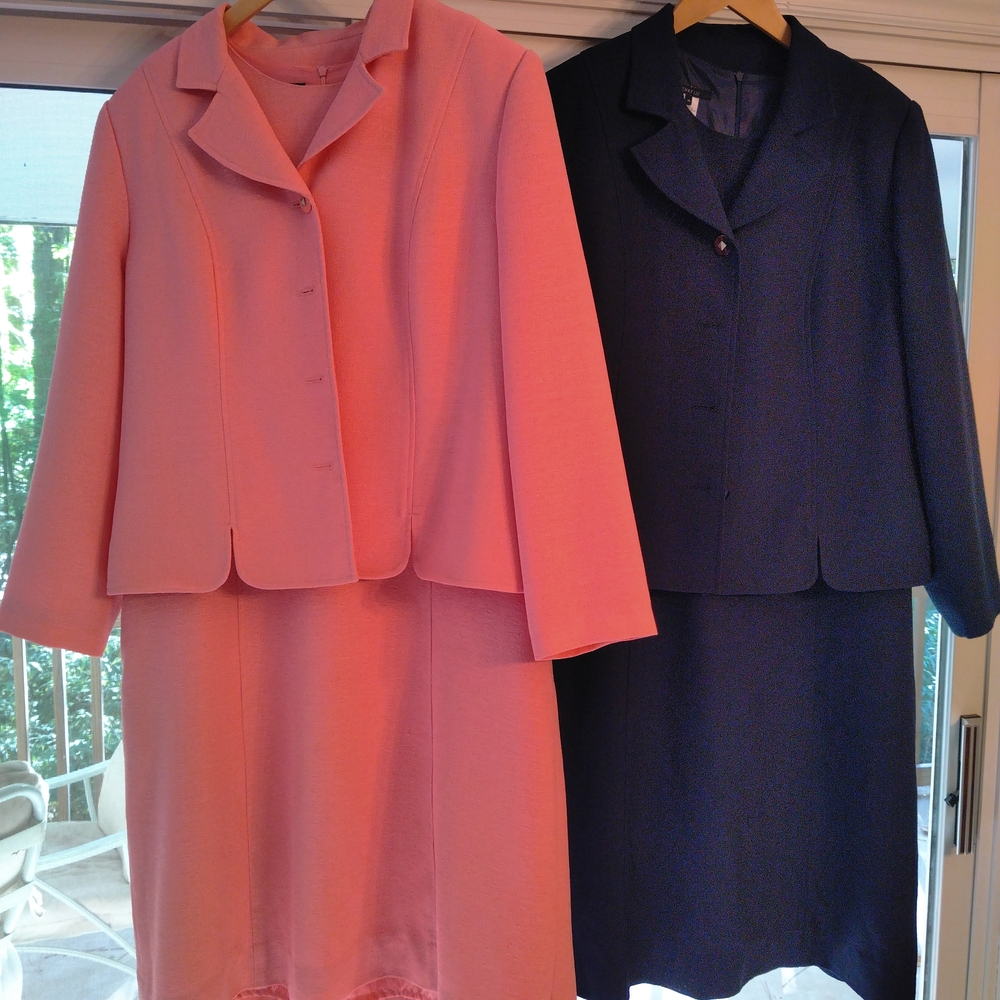 (2) Women's 2pc Dress & Blazer Set By HENRY LEE